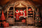 Kate Garde-robe du Père Noël Doré Toile de fond pour la photographie - Kate Backdrop FR