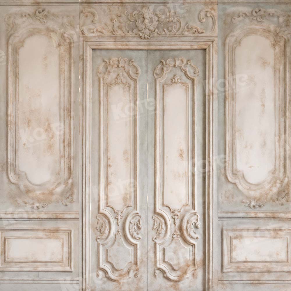 Kate Vintage Rétro Marbre Mur Porte Toile de fond conçue par Kate Image - Kate Backdrop FR