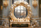 Kate Bougie Noël Décors Miroir Mur Rétro Toile de fond conçue par Emetselch - Kate Backdrop FR
