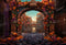 Kate Pavé Coloré Arche de fleurs Château Toile de fond conçue par Chain Photographie - Kate Backdrop FR