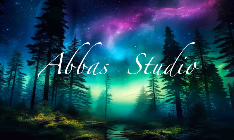 Kate Aurores boréales Nuit Ciel Toile de fond conçue par Abbas Studio