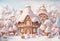 Kate Noël Neige Château de Glace Toile de fond pour la photographie - Kate Backdrop FR