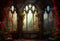 Kate Saint Valentin Fleurs Rouge Église Fenêtre Toile de fond pour la photographie - Kate Backdrop FR
