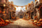 Kate Automne Citrouille Château Route Toile de fond conçue par Chain Photographie - Kate Backdrop FR