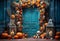 Kate Halloween Crâne Mur en arc Porte Toile de fond conçue par Chain Photographie - Kate Backdrop FR