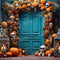 Kate Halloween Crâne Mur en arc Porte Toile de fond conçue par Chain Photographie - Kate Backdrop FR