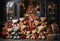 Kate Noël Ours en peluche Cadeaux Toile de fond conçue par Chain Photographie - Kate Backdrop FR