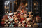 Kate Noël Ours en peluche Cadeaux Toile de fond conçue par Chain Photographie - Kate Backdrop FR