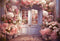 Kate Saint Valentin Rose Fleurs Porte Toile de fond pour la photographie - Kate Backdrop FR