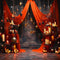 Kate Pentacle Bougie Scène Rouge Toile de fond pour la photographie - Kate Backdrop FR