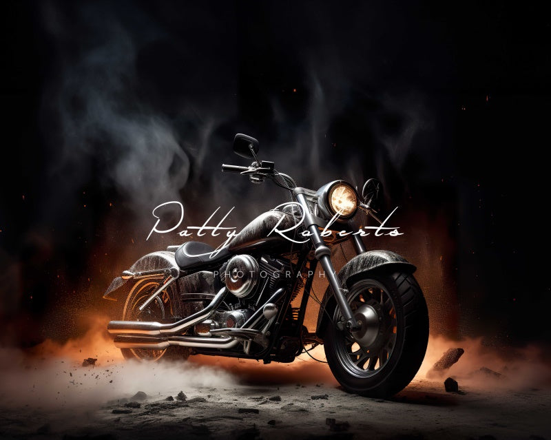 Kate Noir Moto Fête des pères Enfant Toile de fond conçue par Patty Robert