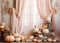 Kate Bohème Citrouilles Fenêtre Rideau Toile de fond conçue par Patty Robert - Kate Backdrop FR