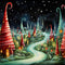Kate Noël Fantaisie Whoville Enfant Toile de fond conçue par Patty Robert - Kate Backdrop FR