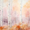 Kate Aquarelle Automne Forêt Toile de fond conçue par Patty Robert - Kate Backdrop FR