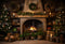 Kate Arbre Noël Cheminée Entrepôt en Bois Toile de fond pour la photographie - Kate Backdrop FR