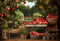 Kate Pommier Manoir Pommes à vendre Toile de fond pour la photographie - Kate Backdrop FR