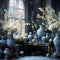 Kate Vase Fleurs Art Fenêtre Chambre Toile de fond pour la photographie - Kate Backdrop FR