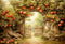 Kate Automne Pommier Porte en arc Toile de fond conçue par GQ - Kate Backdrop FR