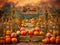 Kate Extérieur Automne Citrouille Clôture Toile de fond pour la photographie - Kate Backdrop FR