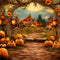 Kate Automne Jaune Extérieur Citrouille Toile de fond pour la photographie - Kate Backdrop FR
