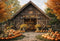 Kate Automne Citrouille Cabine Toile de fond conçue par Emetselch - Kate Backdrop FR