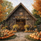 Kate Automne Citrouille Cabine Toile de fond conçue par Emetselch - Kate Backdrop FR