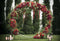 Kate Pelouse Mariage Guirlande Vert Extérieur Toile de fond conçue par Emetselch - Kate Backdrop FR