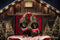 Kate Noël Extérieur Neige Maison Nuit Toile de fond pour la photographie - Kate Backdrop FR