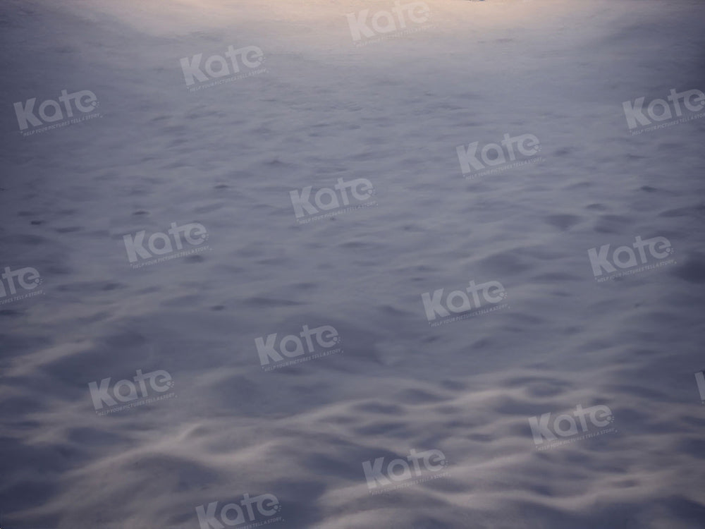 Kate Hiver Extérieur Sol Neige Blanc Toile de fond pour la photographie