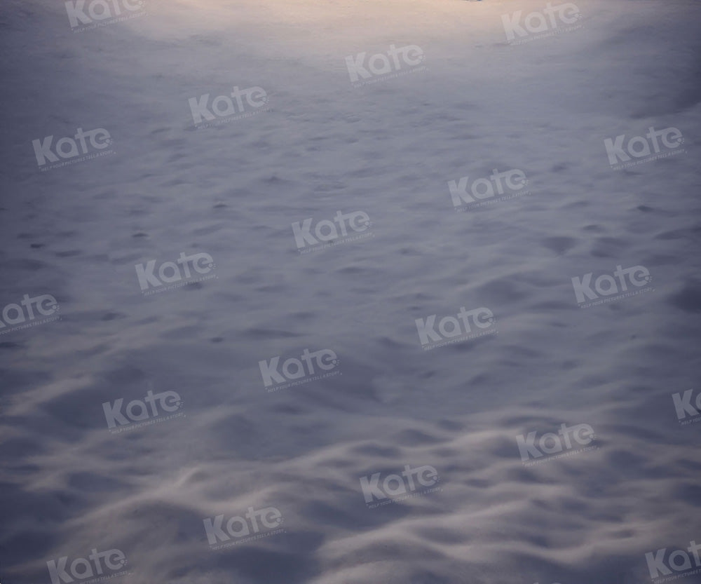 Kate Hiver Extérieur Sol Neige Blanc Toile de fond pour la photographie