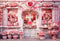 Kate Saint Valentin Rose Boutique de Fleurs Toile de fond conçue par Chain Photographie - Kate Backdrop FR