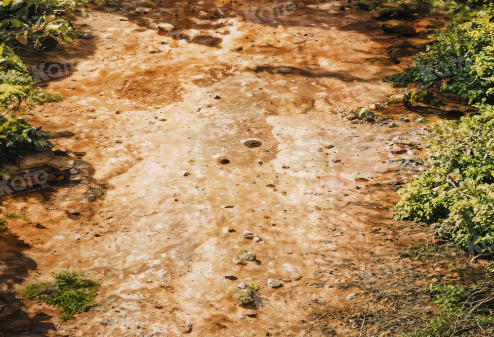 Kate Chemin boueux Sol Toile de fond conçue par Kate Image