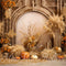 Kate Bohème Citrouilles Mur en arc Thanksgiving Toile de fond conçue par Mini MakeBelieve - Kate Backdrop FR