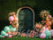 Kate Extérieur Porte Herbe Ballons Fête Toile de fond conçue par Mini MakeBelieve - Kate Backdrop FR