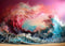 Kate Peinture Coucher de soleil Vagues Toile de fond conçue par Mini MakeBelieve - Kate Backdrop FR