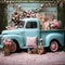 Kate Saint Valentin Fleurs Rose Camion Toile de fond conçue par Emetselch - Kate Backdrop FR