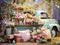 Kate Printemps Fleurs Coloré Camion Toile de fond conçue par Emetselch - Kate Backdrop FR