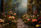 Kate Printemps Forêt Fleurs Chemin Toile de fond conçue par Chain Photographie - Kate Backdrop FR