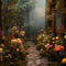 Kate Printemps Forêt Fleurs Chemin Toile de fond conçue par Chain Photographie - Kate Backdrop FR