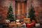 Kate Sapin de Noël Cadeaux Porte en Bois Toile de fond conçue par Emetselch - Kate Backdrop FR