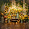 Kate Tournesol Bougies Lumière Toile de fond conçue par Emetselch - Kate Backdrop FR