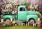 Kate Printemps Camion vert Fleurs Toile de fond conçue par Emetselch - Kate Backdrop FR