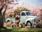 Kate Printemps Rose Camion Fleurs Arbre Toile de fond conçue par Emetselch - Kate Backdrop FR