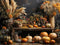 Kate Art Automne Citrouille Roseau Toile de fond conçue par Emetselch - Kate Backdrop FR