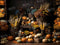 Kate Art Automne Citrouille Maïs Toile de fond conçue par Emetselch - Kate Backdrop FR