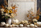 Kate Artistique Blanc Citrouille Mur Toile de fond conçue par Emetselch - Kate Backdrop FR