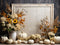 Kate Artistique Blanc Citrouille Mur Toile de fond conçue par Emetselch - Kate Backdrop FR