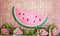 Kate Été Pastèque Rose Paillettes Toile de fond conçue par Megan Leigh - Kate Backdrop FR