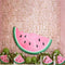 Kate Été Pastèque Rose Paillettes Toile de fond conçue par Megan Leigh - Kate Backdrop FR