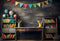 Kate Retour à l'école Tableau noir Crayon Livres Toile de fond conçue par Emetselch - Kate Backdrop FR